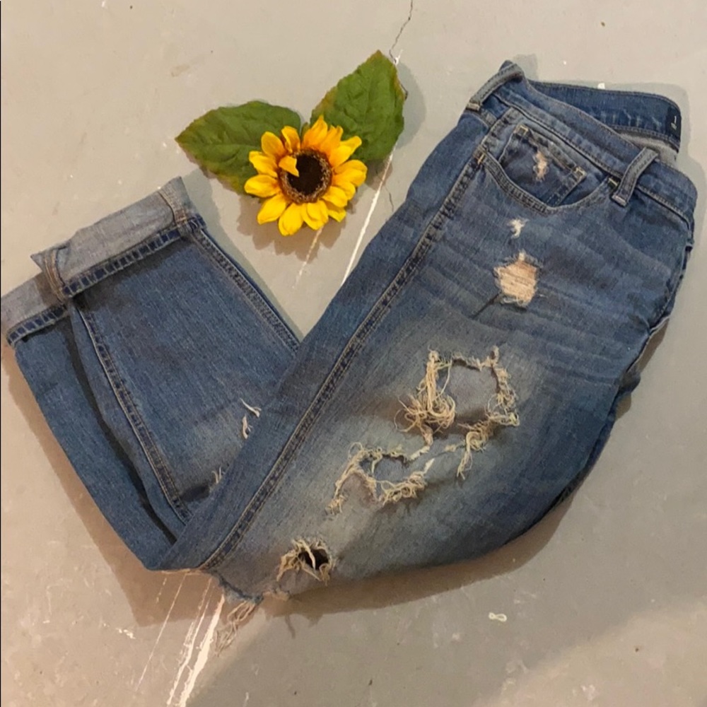 Distressed Hollister Jeans
